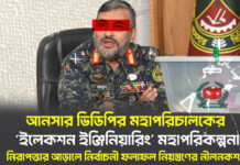 নিরাপত্তার আড়ালে নির্বাচনী ফলাফল নিয়ন্ত্রণের নীলনকশা?