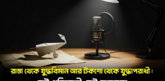 রাস্তা থেকে যুদ্ধবিমান আর টকশো থেকে যুদ্ধাপরাধী: দুই প্রতিবেশী, দুই বাস্তবতা