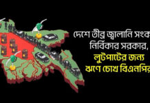 দেশে তীব্র জ্বালানি সংকটেও নির্বিকার সরকার, লুটপাটের জন্য ঋণে চোখ বিএনপির!
