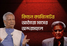 কিচেন ক্যাবিনেটের আঠারো মাসের অন্দরমহলে