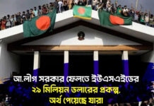 আ.লীগ সরকার ফেলতে ইউএসএইডের ২৯ মিলিয়ন ডলারের প্রকল্প, অর্থ পেয়েছে যারা