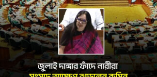 জুলাই দাঙ্গার ফাঁদে নারীরা, সংসদে আক্ষেপ ঝাড়লেন রুমিন