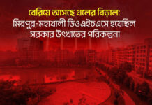 বেরিয়ে আসছে থলের বিড়াল: মিরপুর-মহাখালী ডিওএইচএসে হয়েছিল সরকার উৎখাতের পরিকল্পনা