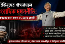 ড. ইউনূসের শাসনামলে সাংবাদিক দমননীতি: সমালোচনার বদলে মামলা, মব, জেল ও হয়রানি