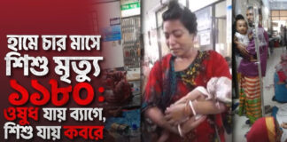 হামে চার মাসে শিশু মৃত্যু ১১৮০: ওষুধ যায় ব্যাগে, শিশু যায় কবরে