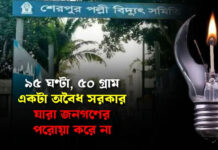 ৯৫ ঘণ্টা, ৫০ গ্রাম, একটা অবৈধ সরকার যারা জনগণের পরোয়া করে না