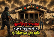 জুলাইয়ের মামলার থলের বিড়াল ফাঁস, গুলিবিদ্ধের ভুয়া দাবি
