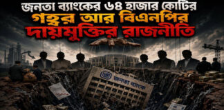 জনতা ব্যাংকের ৬৪ হাজার কোটির গহ্বর আর বিএনপির দায়মুক্তির রাজনীতি