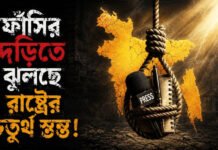 ফাঁসির দড়িতে ঝুলছে রাষ্ট্রের চতুর্থ স্তম্ভ!