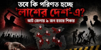 তবে কি পরিণত হচ্ছে ‘লাশের দেশ’-এ? আট জেলায় ৯ জন হত্যার শিকার