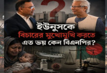 ইউনুসকে বিচারের মুখোমুখি করতে এত ভয় কেন বিএনপির?