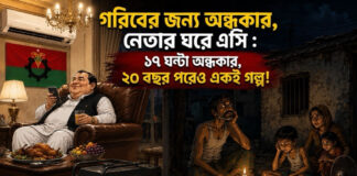 গরিবের জন্য অন্ধকার, নেতার ঘরে এসি: ১৭ ঘণ্টা অন্ধকার, ২০ বছর পরেও একই গল্প!