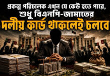 বিএনপি-জামাতের দলীয় কার্ড থাকলেই যে কেউ হতে পারবে প্রকল্প পরিচালক