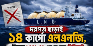 দরপত্র ছাড়াই ১৪ কার্গো এলএনজি, ফিরল ২০০১-০৬ এর কুখ্যাত সিন্ডিকেট