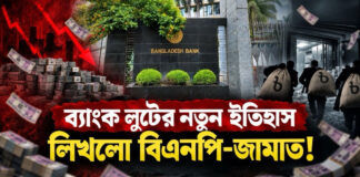 ব্যাংক লুটের নতুন ইতিহাস লিখলো বিএনপি-জামাত!