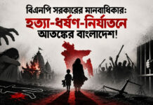 বিএনপি সরকারের মানবাধিকার: হত্যা-ধর্ষণ-নির্যাতনে আতঙ্কের বাংলাদেশ!