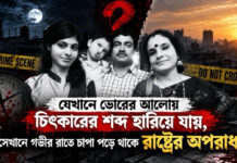 যেখানে ভোরের আলোয় চিৎকারের শব্দ হারিয়ে যায়, সেখানে গভীর রাতে চাপা পড়ে থাকে রাষ্ট্রের অপরাধ
