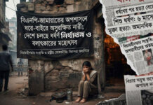 বিএনপি-জামায়াতের অপশাসনে ঘরে-বাইরে অসুরক্ষিত নারী; দেশে চলছে ধর্ষণ ও বলাৎকারের মহোৎসব