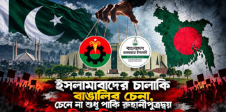 ইসলামাবাদের চালাকি বাঙালির চেনা, চেনে না শুধু পাকি রূহানীপুত্রদ্বয় বিএনপি-জামায়াত!